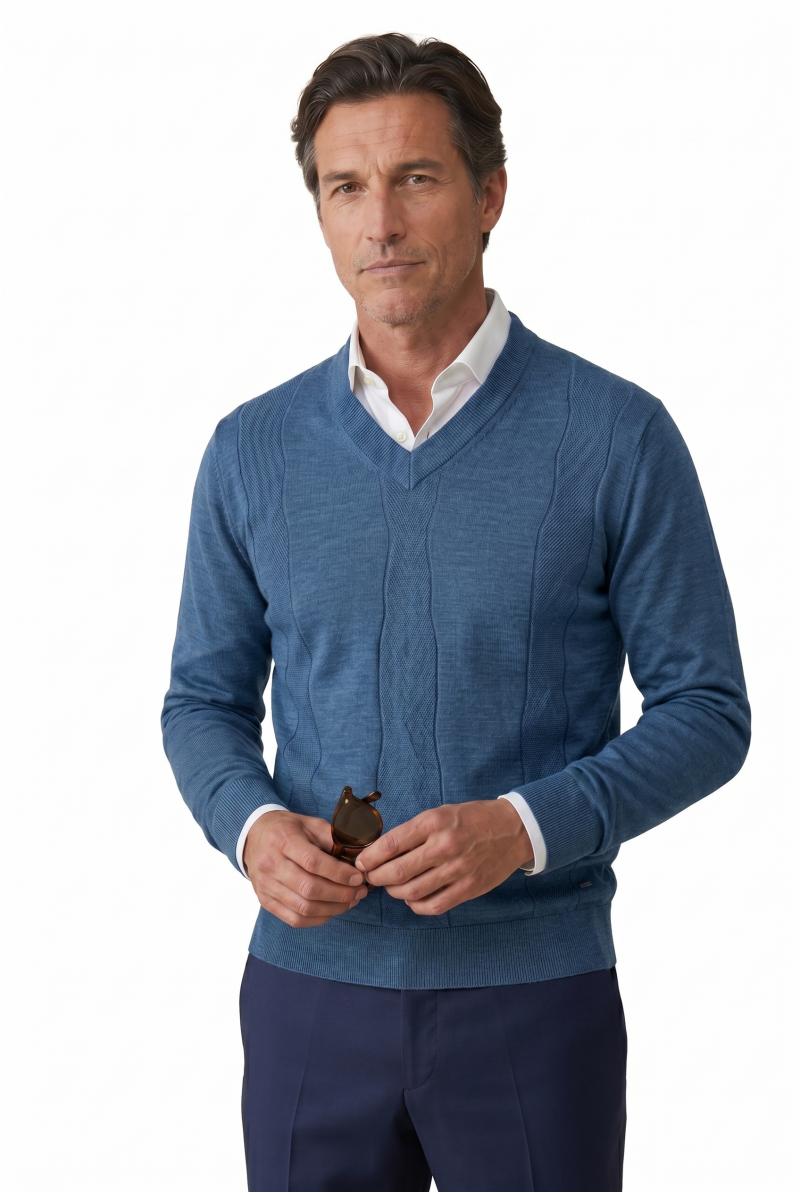 Джемпер ENRICO CERINI 234106/DENIM BLUE