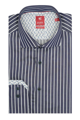 Фото рубашки Полуприлегающий силуэт Рубашка PURE, цвет синий