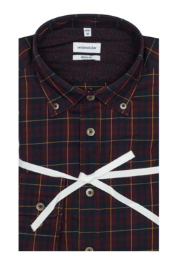 Фото рубашки Прямой силуэт Рубашка SEIDENSTICKER, цвет бордовый