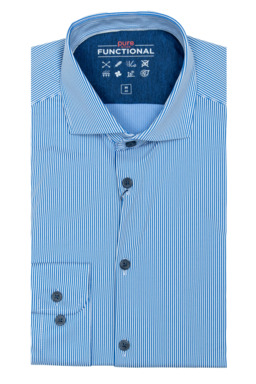 Фото рубашки Приталенный силуэт Рубашка PURE, цвет синий