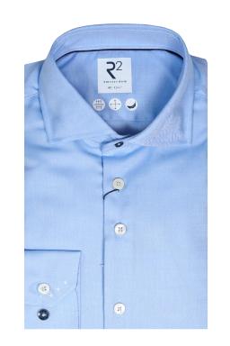 Фото рубашки Приталенный силуэт Рубашка R2, цвет голубой